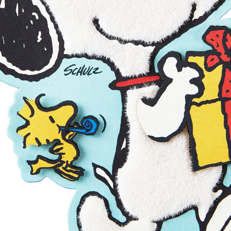 Hallmark Signature Peanuts Birthday Card (Snoopy, Happiness) - Image 4