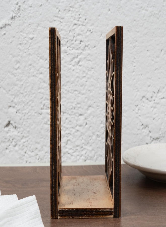 Tnstbiee Handmade Sunflower Wood Napkin Holder for Farmhouse Rustic Decor - Laser Cut Farmhouse Table Kitchen Dispenser - Great Gift for Mother's Day or Leo Zodiac Birthday - Image 5