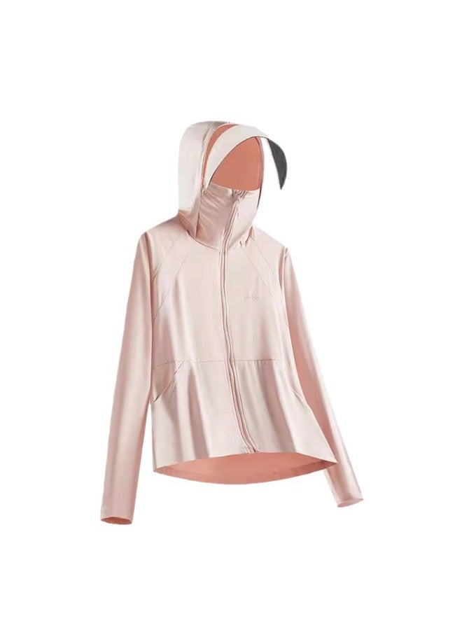 Song Feng Ya Original Yarn Big Hat Brim Removable Sun Protection Clothing W En's Summer Outdoor Uv Protection Ice Silk Breathable Sportswear Sun Protection Clothing - Image 2