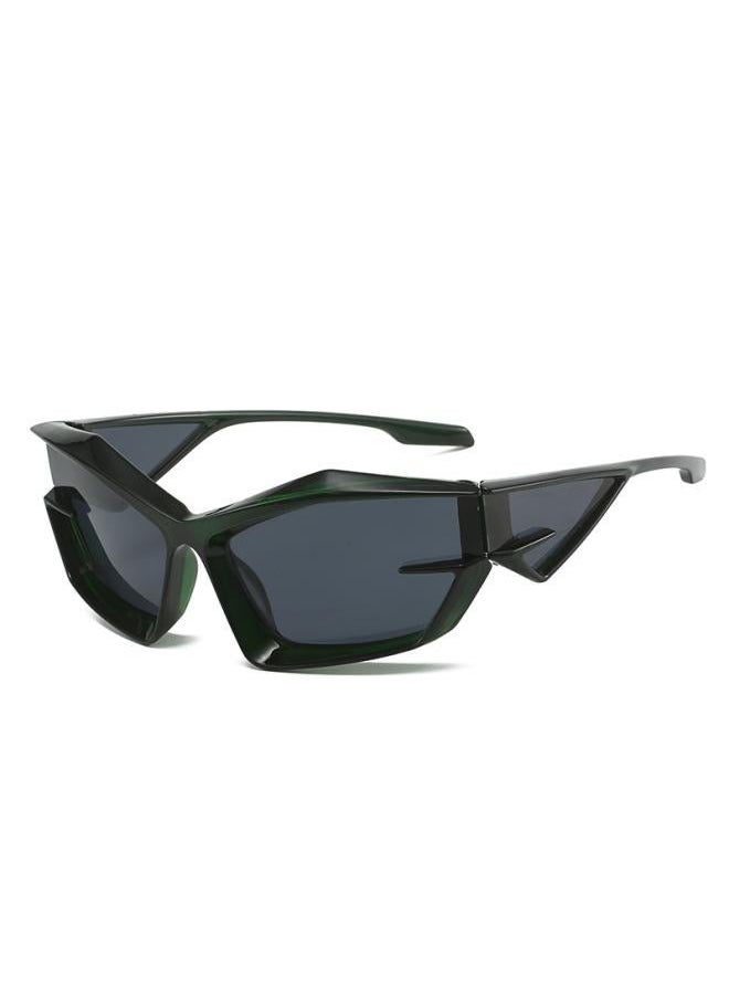 NIBEMINENT - Personalized New Cat's Eye Sunglasses European And American Fashion Street Hip Hop Shaped Glasses - Image 1