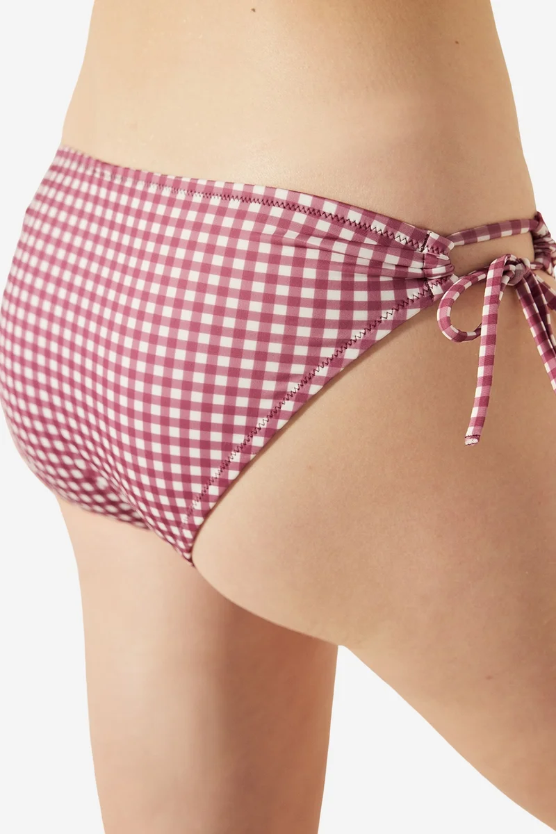 Penti PENTI Roselake Side-Tie Plaid Bikini Bottom