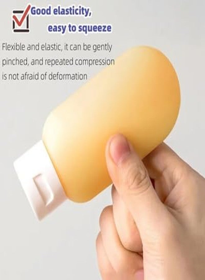 CLICKSWIFT عبوات ضغط قابلة لإعادة التعبئة من كليك سويفت، عبوات ضغط مانعة للتسرب، عبوات ضغط صغيرة الحجم للشامبو واللوشن ومستحضرات التجميل - متعددة الألوان، 3 قطع (125 مل) - Image 5