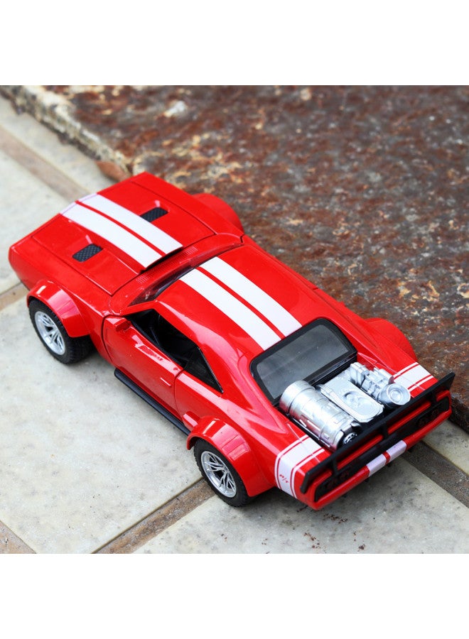 (Bulk) War Horse Ice-breaking Car Simulation Car Model Children's Pull Back Toy Sports Car 1:32 Alloy Car Model-Color:Yellow