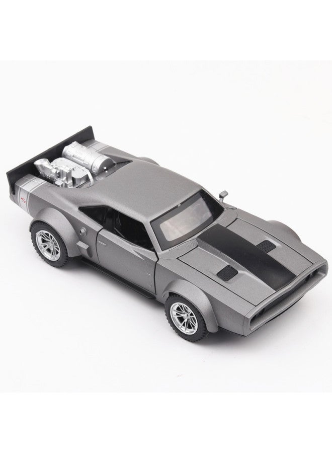 (Bulk) War Horse Ice-breaking Car Simulation Car Model Children's Pull Back Toy Sports Car 1:32 Alloy Car Model-Color:Yellow