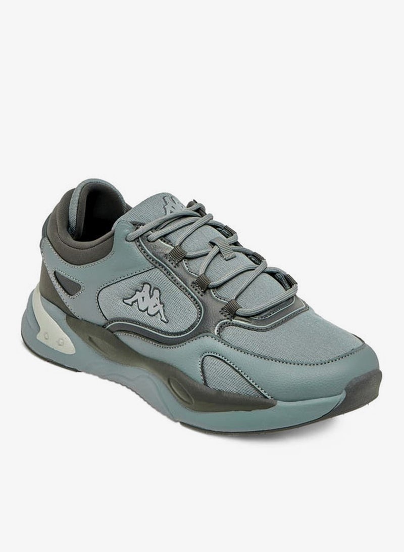 Kappa Mens Panelled Lace-Up Sports Shoes - Image 3