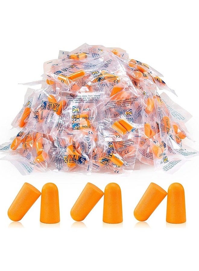 50 زوجًا من سدادات الأذن لإلغاء الضوضاء وسدادات الأذن للنوم والعمل والشخير وإلغاء الصوت وحجب الضوضاء العالية وسدادات الأذن الناعمة من الإسفنج. - Image 1