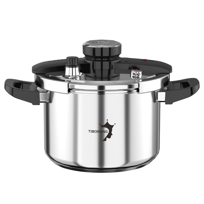 63 QT STAINLESS STEEL PRESSURE COOKER MULTICOOKER FOR GAS INDUCTION STOVE SAVES 70 COOKING TIME ONEHAND OPERATION FAMILY SIZE FOR 23 PEOPLE OLLA DE PRESION