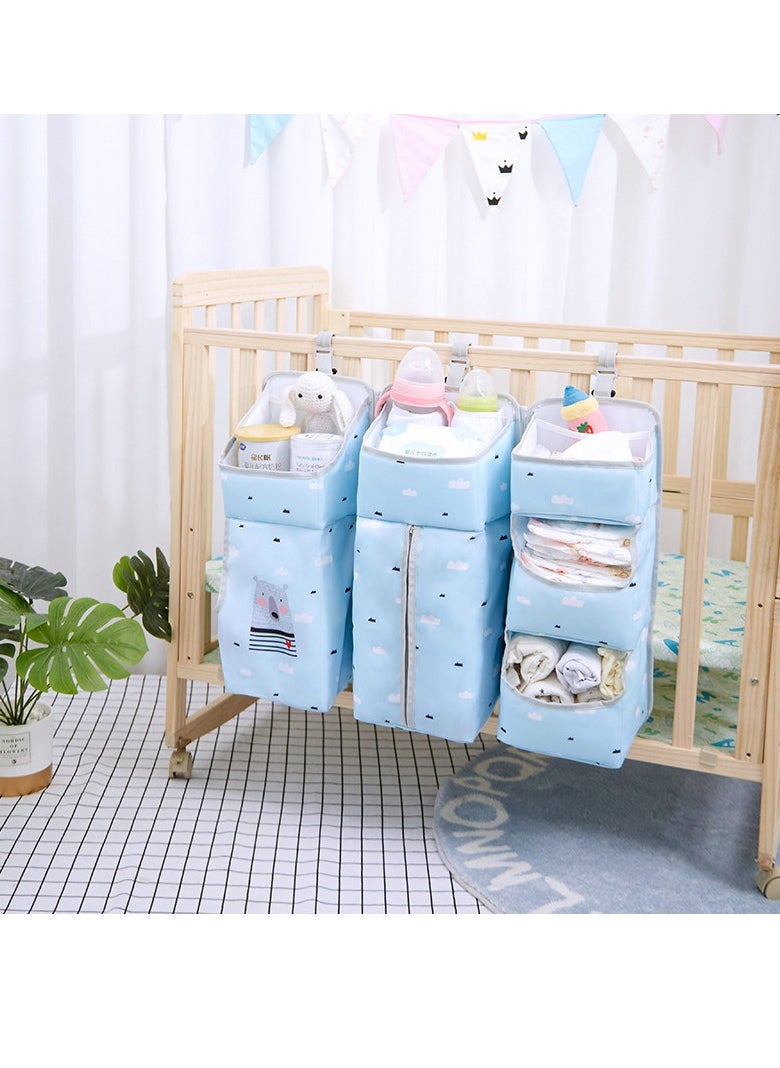 Gonice Diaper Stacker for Changing Table Nursery Organization Storage Holder for Baby Essentials Attachment Portable Combining  - Image 1