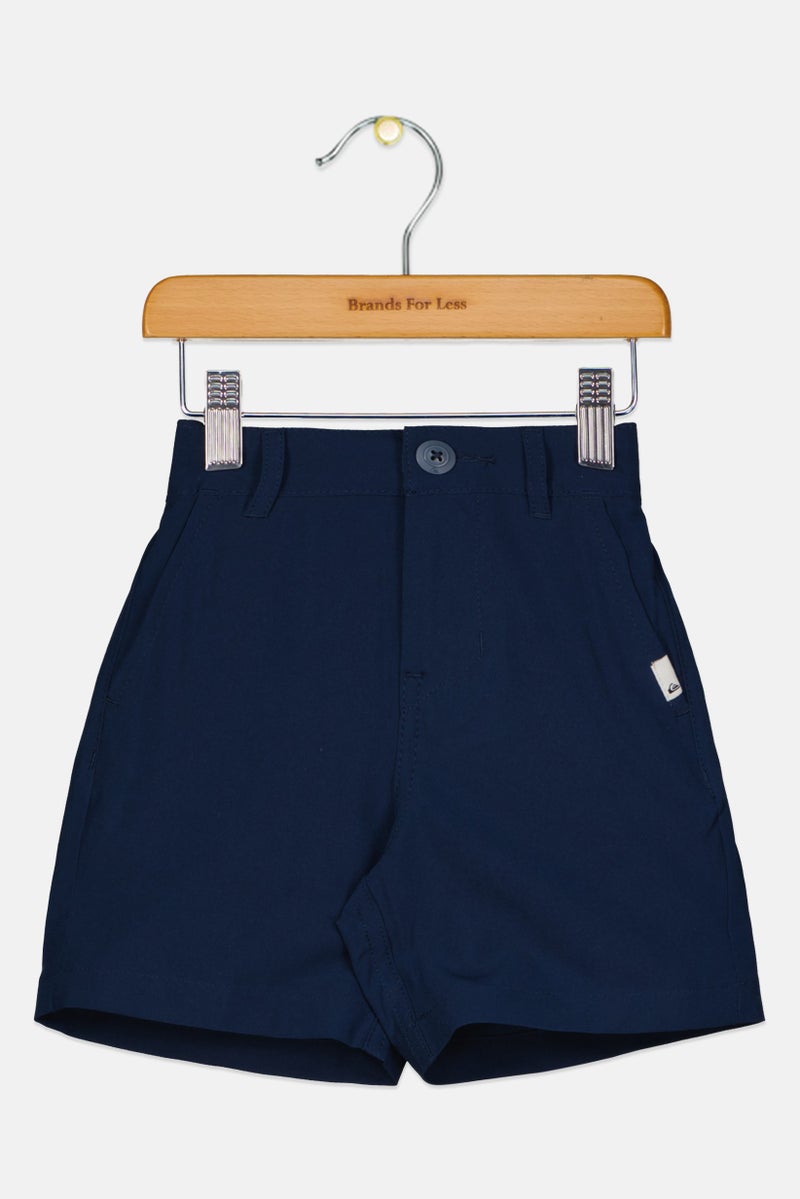 QUIKSILVER Toddlers Boy Solid Beachwear Shorts, Navy - Image 1