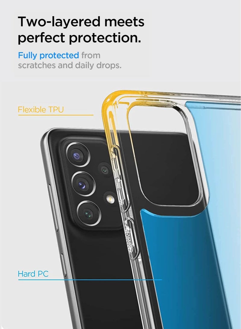 Spigen Ultra Hybrid Case Cover for Samsung Galaxy A33 5G - Crystal Clear - Image 3