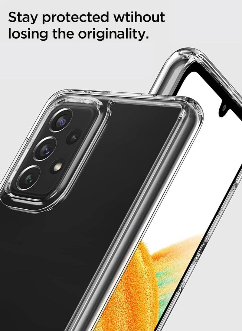 Spigen Ultra Hybrid Case Cover for Samsung Galaxy A33 5G - Crystal Clear - Image 2