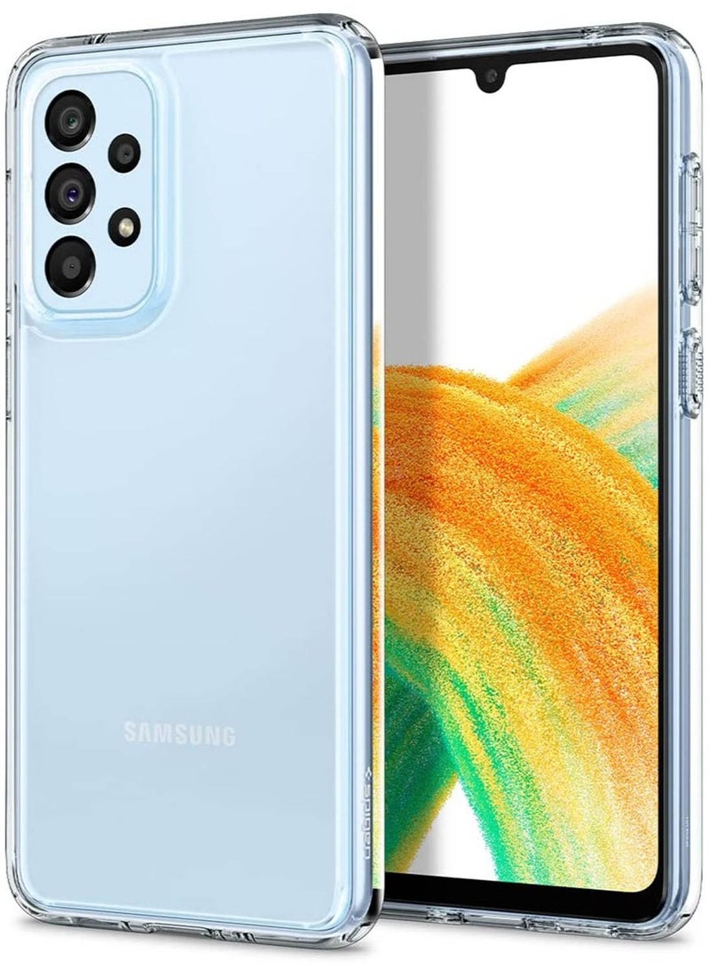Spigen Ultra Hybrid Case Cover for Samsung Galaxy A33 5G - Crystal Clear - Image 1