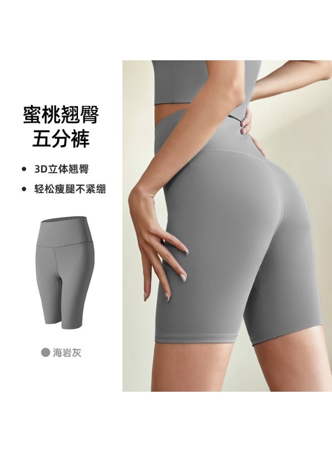 Women Sports Short Yoga Legging Shorts Squat Proof High Waist Fitness Tight Shorts Quick Drying Cycling Workout Gym Shorts - Image 1