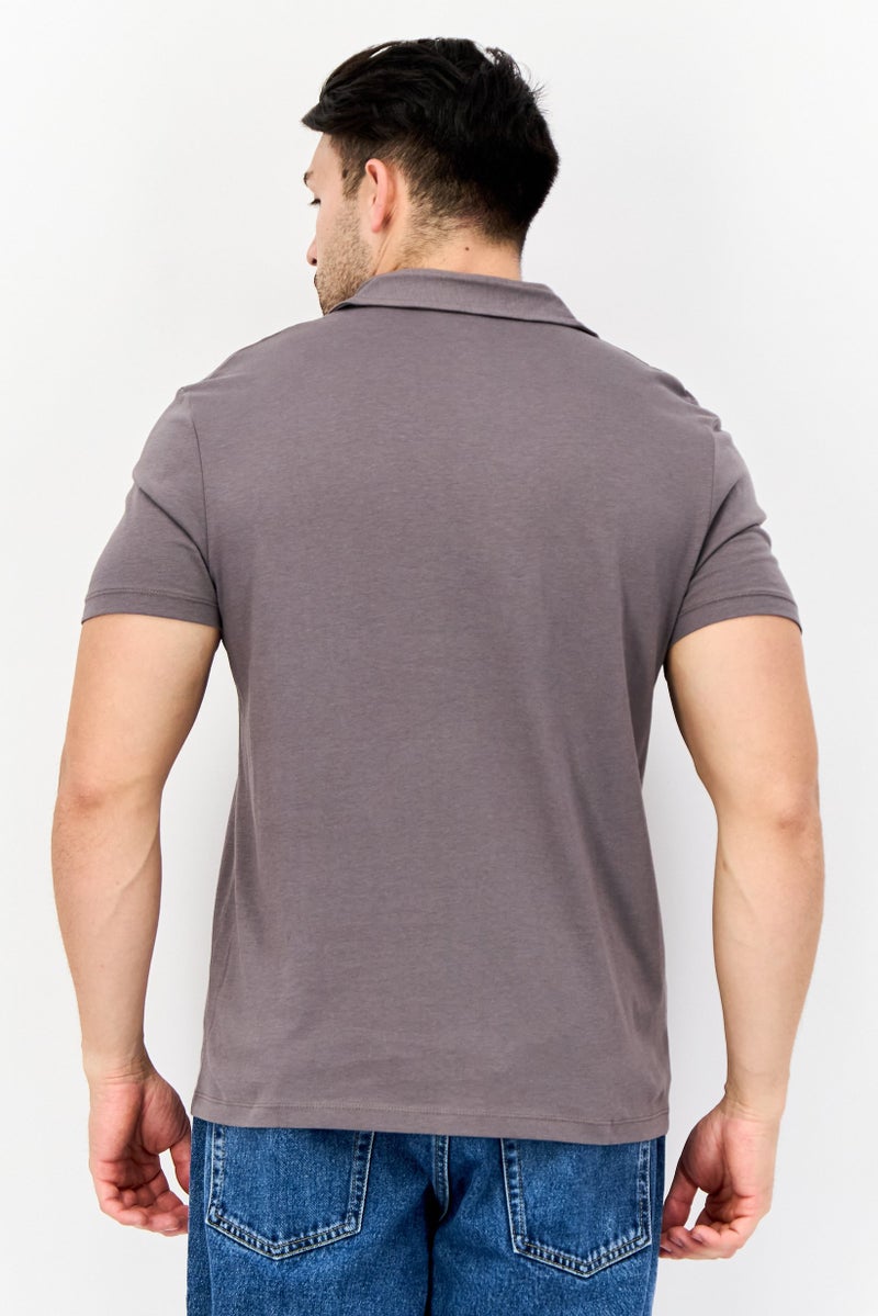 Asos Design Men Regular Fit 3 Pieces Solid Short Sleeves Casual Shirts Set, Cream/Grey - Image 4