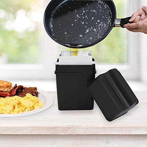 Range Kleen Grease Container for Kitchen – “600-02 Trap the Grease” Grease Keeper System w/ 2 Fat Trapper Refill Bags + Kitchen Grease Container - Image 5