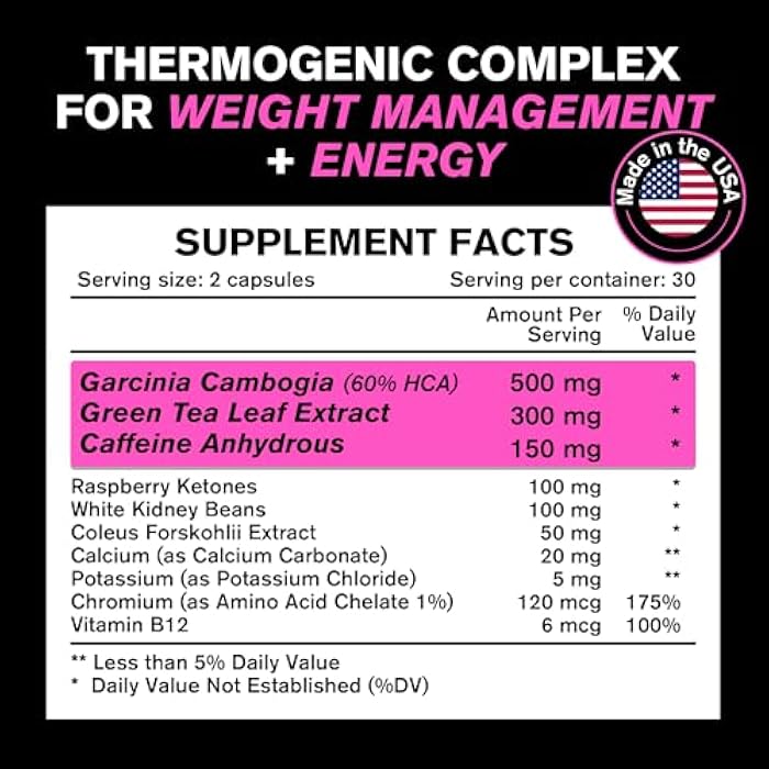 VitaRaw Weight Loss Pills for Women, Diet Pills for Women, The Best Fat Burners for Women, This Thermogenic Fat Burner is a Natural Appetite Suppressant & Metabolism Booster Supplement, Helps Reduce Belly Fat - Image 2