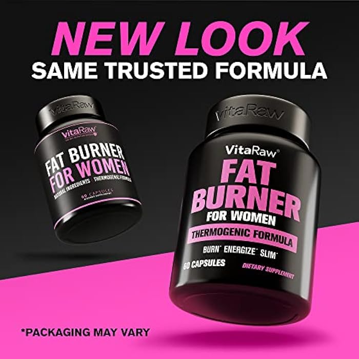 VitaRaw Weight Loss Pills for Women, Diet Pills for Women, The Best Fat Burners for Women, This Thermogenic Fat Burner is a Natural Appetite Suppressant & Metabolism Booster Supplement, Helps Reduce Belly Fat - Image 5