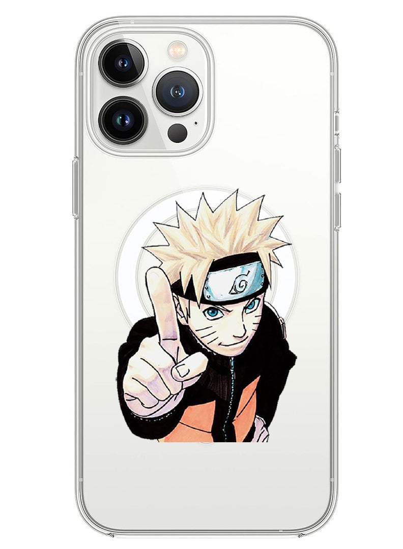 Theodor Magnetic Case for iPhone 14 Pro 6.1-inch Compatible with MagSafe Wireless Charging, Shockproof Phone Bumper Cover Anime Naruto 2 - Image 1