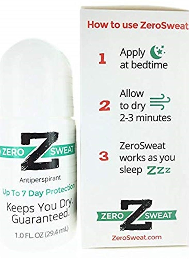 zerosweat Antiperspirant Deodorant | Clinical Strength Hyperhidrosis Treatment - Reduces Armpit Sweat (2 Pack) - Image 2