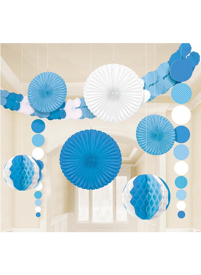 Amscan Baby Boy Decorating Kit, Baby Shower Party Decorations