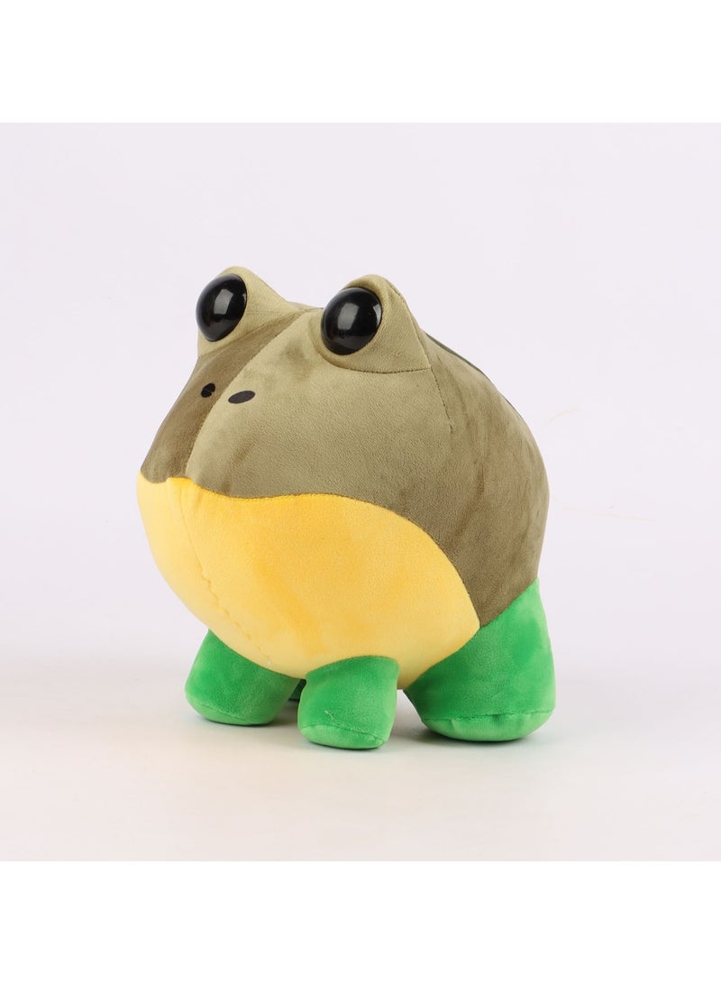 لعبة ضفدع لطيفة مقاس 25 سم، دمية محشوة ناعمة على شكل حيوانات كرتونية للبنات والأولاد من جميع الأعمار كهدية - Image 3