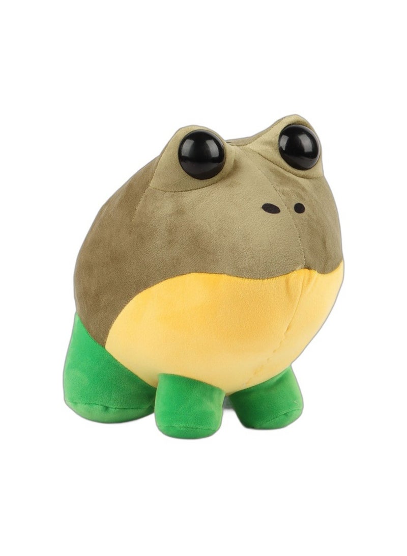 لعبة ضفدع لطيفة مقاس 25 سم، دمية محشوة ناعمة على شكل حيوانات كرتونية للبنات والأولاد من جميع الأعمار كهدية - Image 1