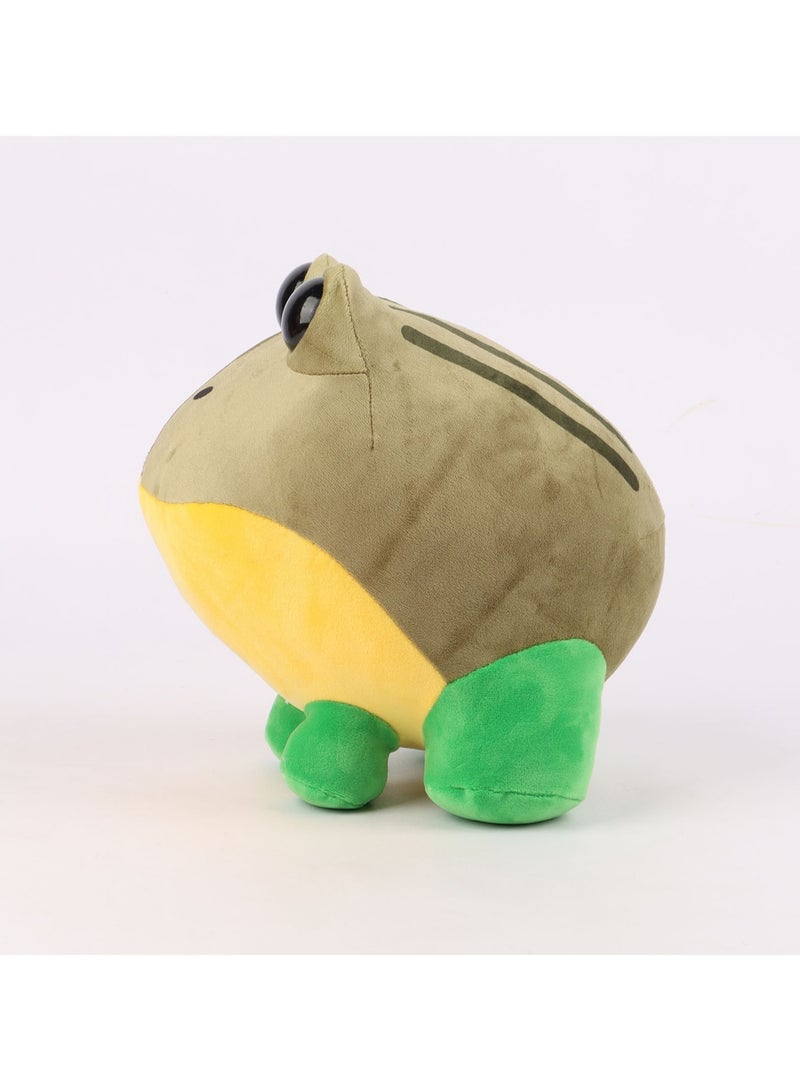 لعبة ضفدع لطيفة مقاس 25 سم، دمية محشوة ناعمة على شكل حيوانات كرتونية للبنات والأولاد من جميع الأعمار كهدية - Image 4