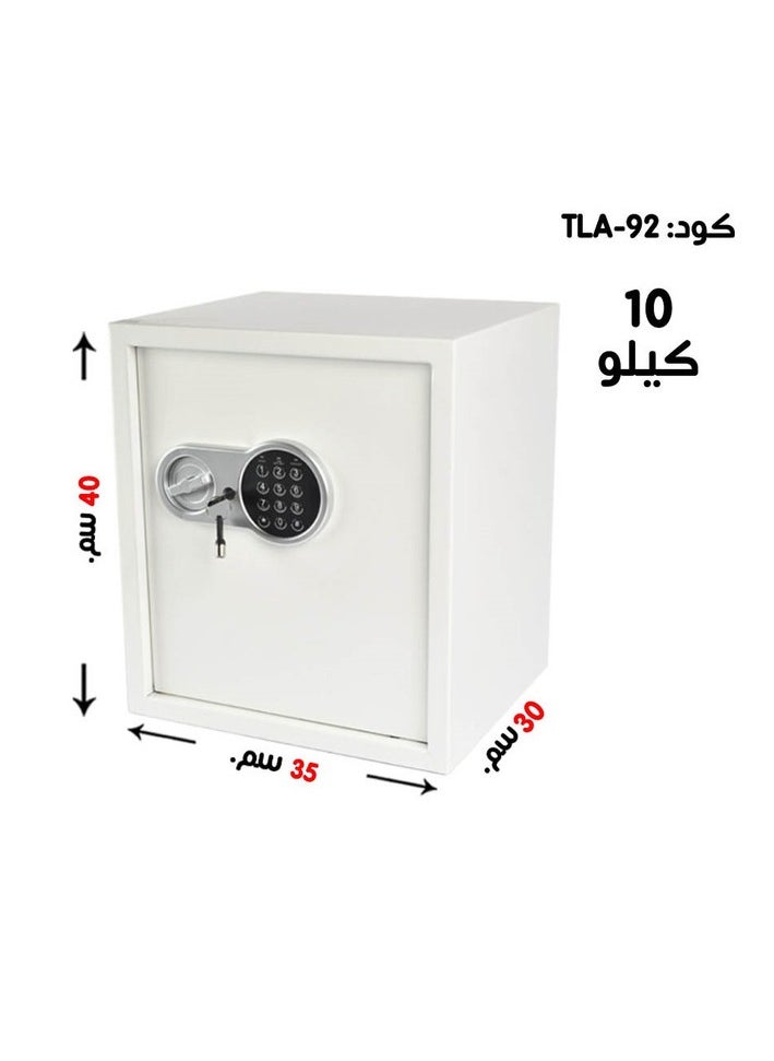 Generic Luxury Fire-Resistant Digital Security Safe With Electronic Number Pad And Lock And Physical  Key 40*35*30 CM  - Image 1