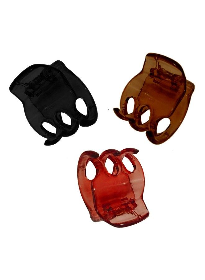 Nat Wide Teeth Clip For Women & Girls Pack Of 3 - Image 1
