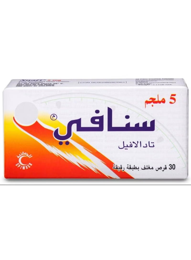 spimaco Snafi 5 mg 30 Tablet - Image 1