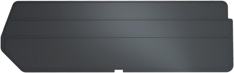 AkroMils 40234 Plastic Length Dividers for AkroBins Stackable Storage Bins Model 30234, Custom Storage Inserts for Tools, Crafts & Supplies, 6-Pack, Black - Image 1