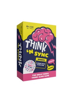 Gamewright Gamewright - Party to Go - Think 'N Sync - The Great Minds Think Alike Game - Age 10+, 3-8 Players  - Image 1