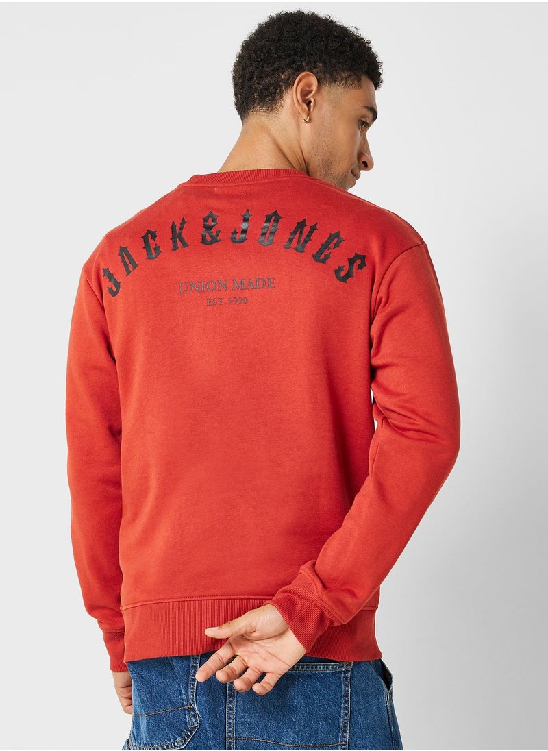 JACK & JONES - Logo Crew Neck Sweatshirt - Image 1