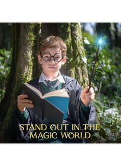 MilesMagic MilesMagic Harry Potter Wand With Magic Spell And Platform Ticket | Wizard Cosplay Light Up LED Sorcerer's Witchcraft Magic Dress Up Wand For Potterheads | 33 Cm | (Albus Dumbledore), Multicolor  - Image 5