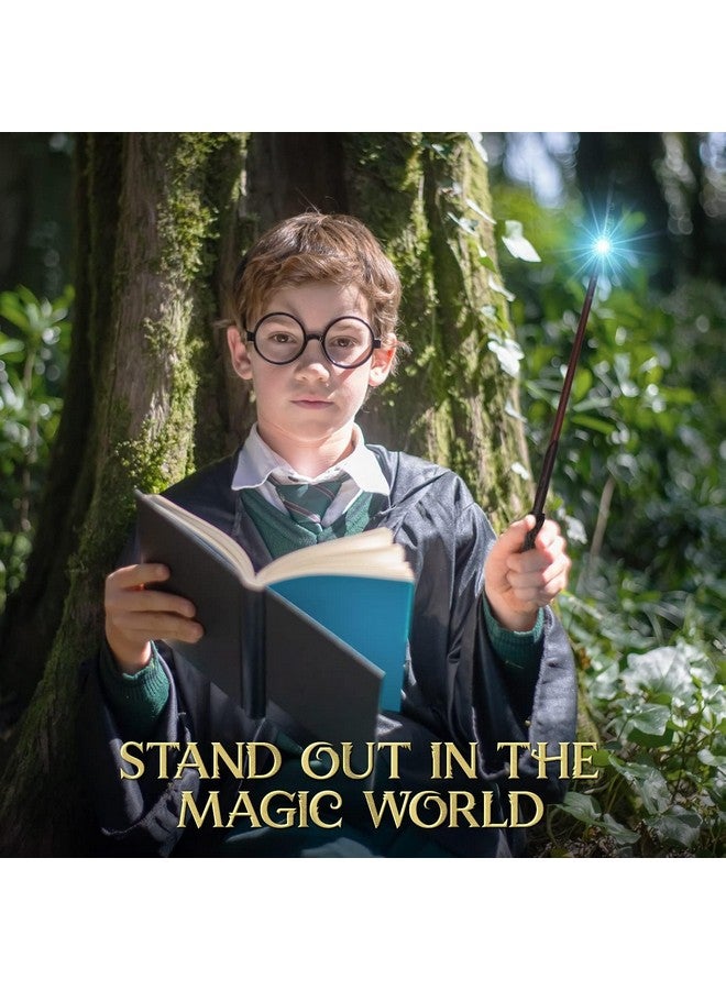 MilesMagic Harry Potter Wand With Magic Spell And Platform Ticket | Wizard Cosplay Light Up LED Sorcerer's Witchcraft Magic Dress Up Wand For Potterheads | 33 Cm | (Albus Dumbledore), Multicolor - Image 5