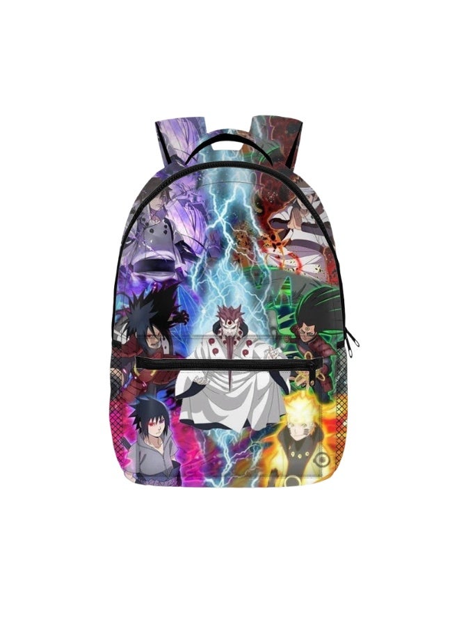 ناروتو بسيطة سستة على ظهره المدرسية للمراهقين وطلاب المدارس الابتدائية الرجال والنساء الترفيه الرياضة على ظهره - Image 1