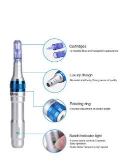 Dr.pen Wireless Derma Pen Dr.pen A6 for Acne Scars and Wrinkles with 6pcs 36pin Needle  - Image 4