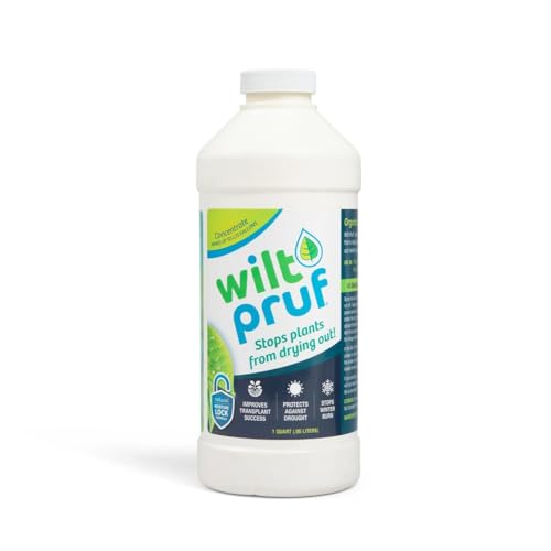 Wilt-Pruf® Concentrate | Protect Against Winter Damage, Drought, and Stress | Just Spray & Let Dry | Locks in Moisture w/Clear Foliar Film | Professional-Grade & Trusted | Replaces Burlap | (32 oz) - Image 1