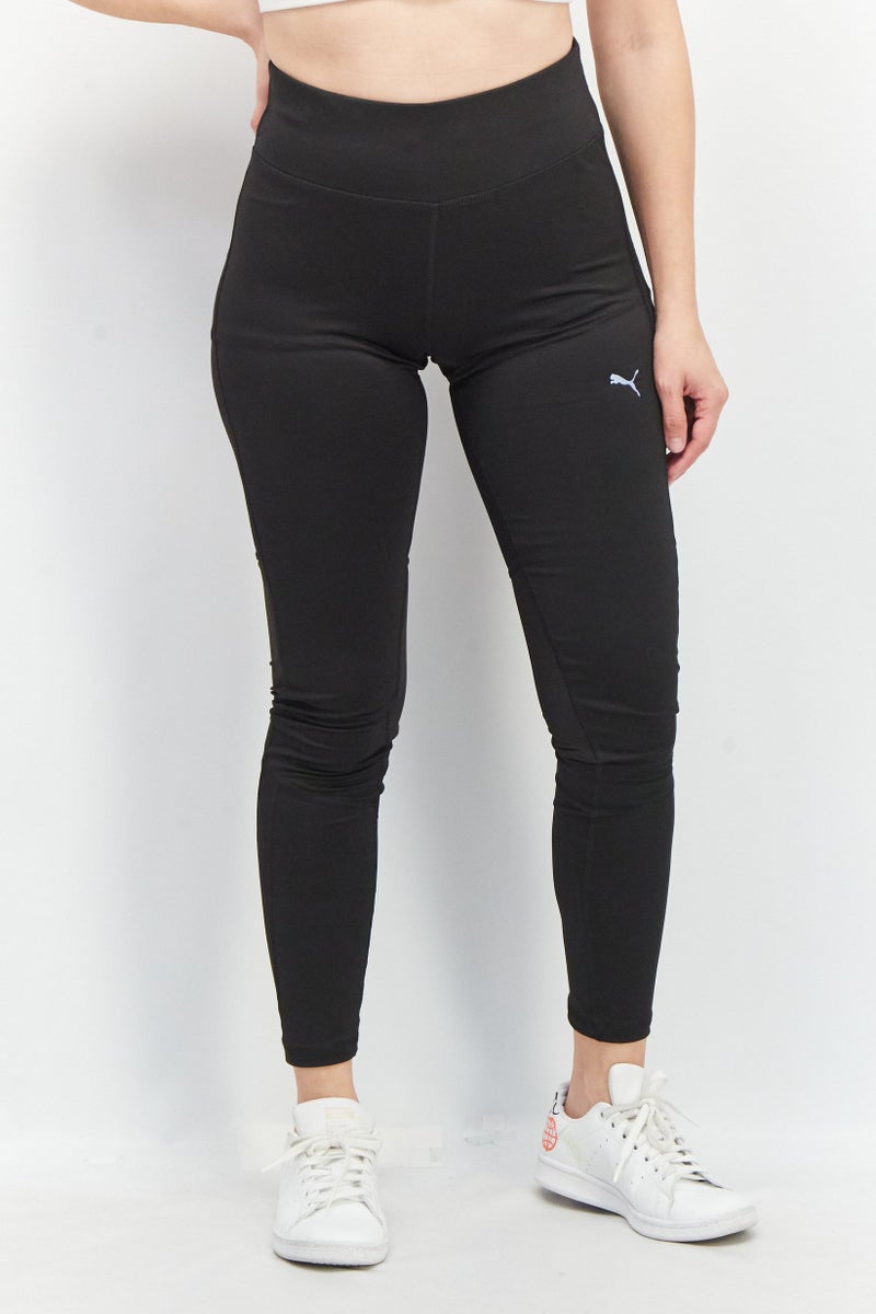 PUMA Women Sportswear Fit Full Brand Logo Leggings, Black - Image 1