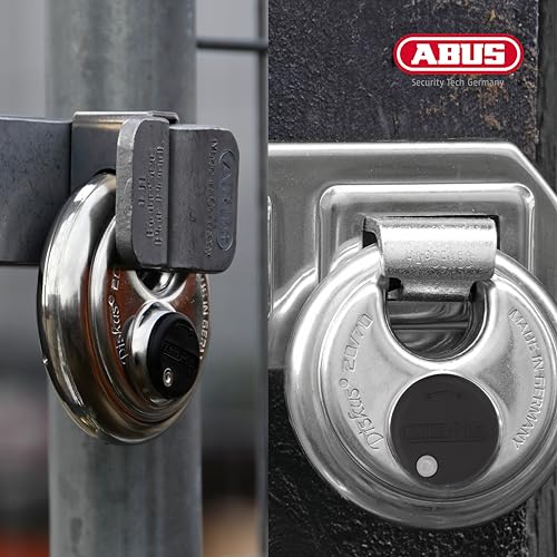 ABUS 20/70 Heavy Duty Diskus Storage Padlock with 2 Keys for Storage, Outdoor, Commercial, 2.75in (70mm) Wide, Keyed Different - Image 4