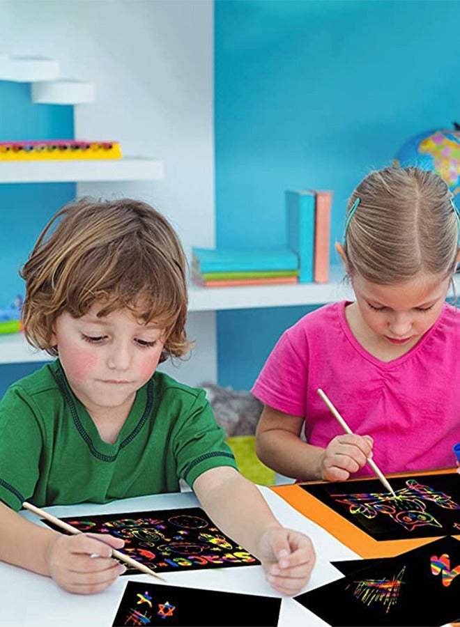 جرويك ألعاب هدايا فنية مصنوعة من الخدوش السحرية ، ألعاب ألغاز للأطفال ، لغز كتاب التعليم المبكر ، كتاب صور التعلم - Image 5