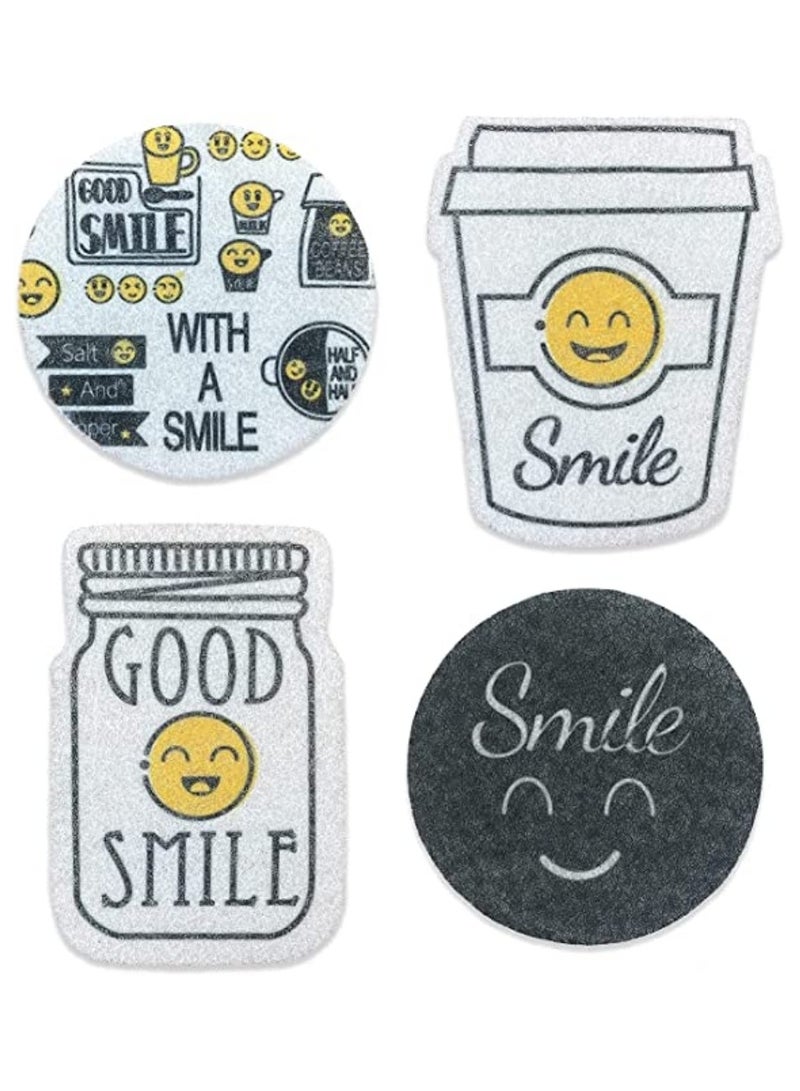 4-piece dishcloth set in different shapes - Image 2