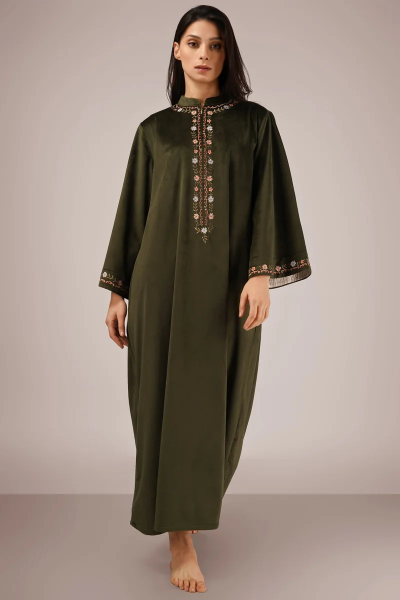 After Dark Cheryl, Green Kaftan