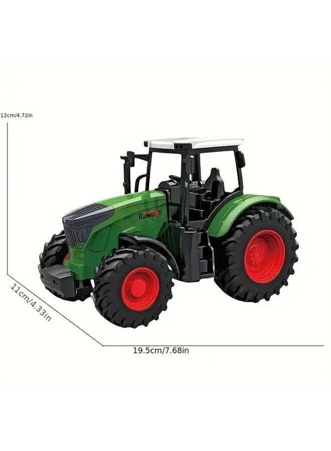 عربة المزرعة ذات العجلات الضيقة واللوحة الأمامية الدافعة مع بالة تبن مجانية للمتعة العائلية - Image 3