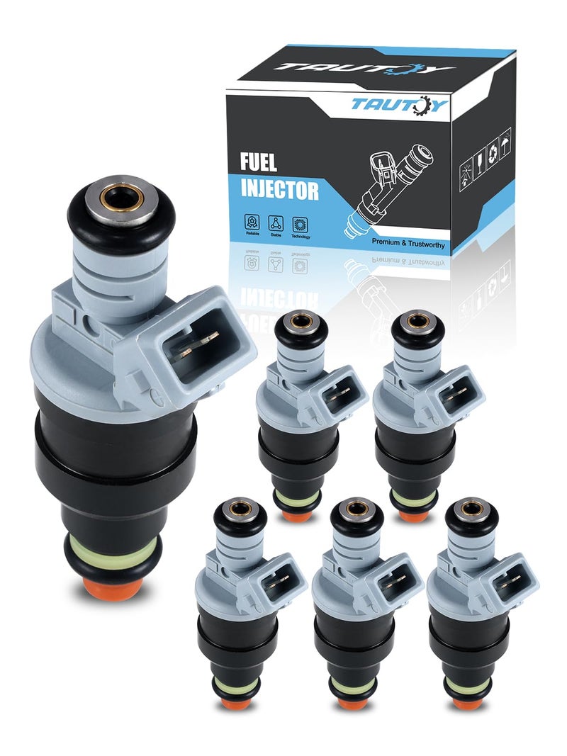 TAUTOY FJ690 FJ712 Fuel Injector 6PCS 19862000 For Ford Mustang Bronco F150 F250 F350 Ranger Taurus E150 E250 E350For Lincoln ContinentalFor MazdaFor Mercury Cougar Sable 29L 30L 38L 49L - Image 2