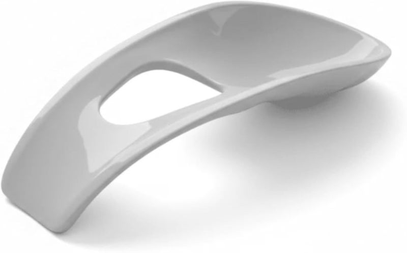 Ladle Rest Spoon Holder for Stove Top and Counter, Heatâ€‘Resistant Drip Tray for Ladles, Spoons and Cooking Utensils, Gray