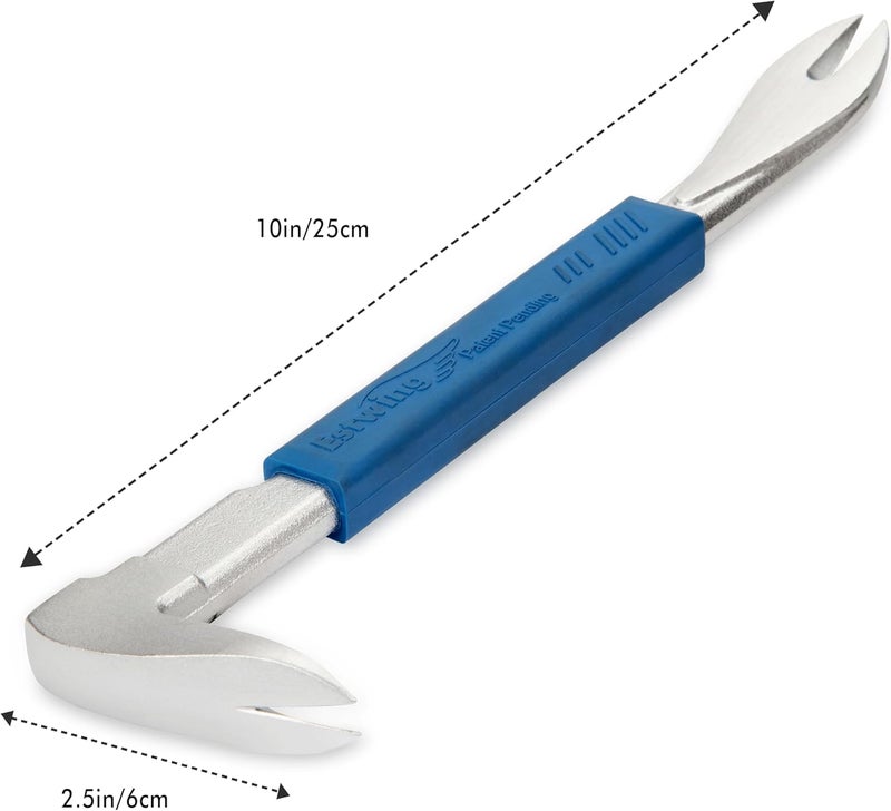 Estwing Pro Claw Nail Puller - 10.6" Pry Bar with Forged Steel Construction & No-Slip Cushion Grip - PC250G - Image 2