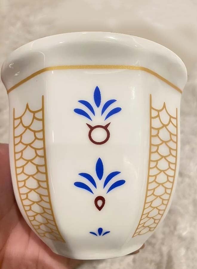 ثمانية فيبيهاوس 2 حزمة  فنجان قهوة عربي  كوب قهوة عربي  كوب قهوة سيراميك  كوب شاي للشاي التركي، لاتيه، كابتشينو اكواب اسبريسو 180 مل كوب إسبرسو فنجال قهوه عربي اكواب الاسبريسو اكواب قهوة - Image 5