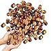KISEER KISEER 100 Pcs Artificial Acorns Bulk Small Fake Lifelike Simulation Acorn with Natural Cap for Crafts, Wedding, Home  - Image 2