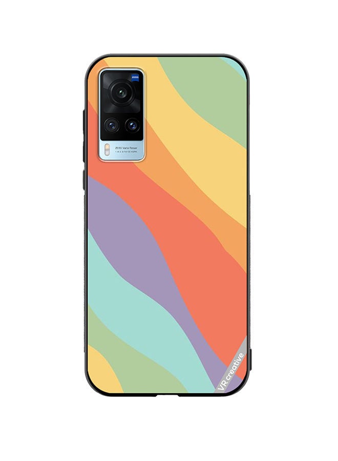 VR CREATIVE Protective Case Cover For Vivo X60 Layer Design Multicolour - Image 1